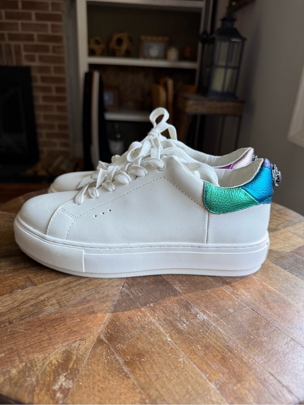 Kurt Geiger Lainey Leather Lace Up Sneakers 39/9